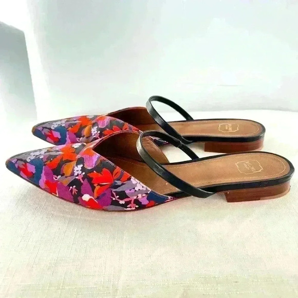 Malone Souliers Floral Mule Flats - Picture 5 of 7